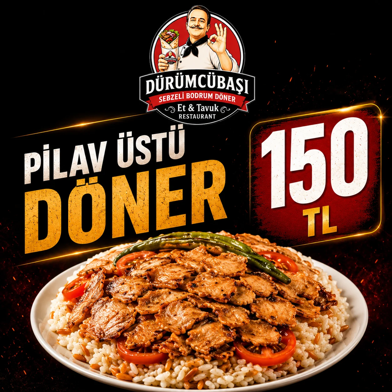 Pilav Üstü Döner